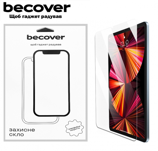 Защитное стекло Becover для Apple iPad Mini 7 2024 (712273) Clear - фото - интернет-магазин электроники и бытовой техники TTT