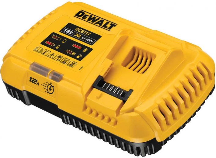 Зарядний пристрій DeWalt 18, 54, вихідний струм 12 A (DCB117) - фото - інтернет-магазин електроніки та побутової техніки TTT