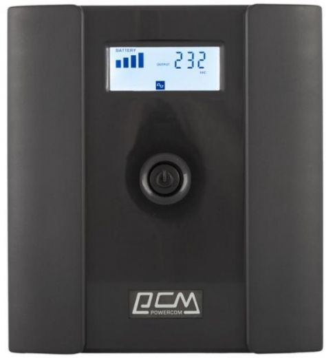 ИБП Powercom RPT-1500AP LCD Schuko - фото - интернет-магазин электроники и бытовой техники TTT