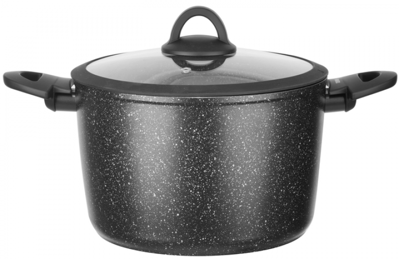 Кастрюля Ringel Zira с крышкой высокая 24 см 6.3 л (RG-21006-24h) - фото - интернет-магазин электроники и бытовой техники TTT