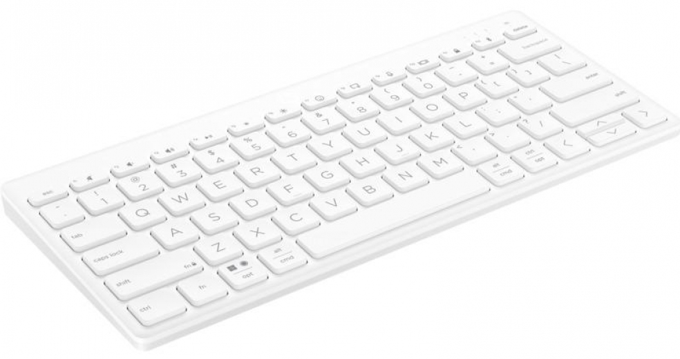 Клавиатура HP 350 Compact Multi-Device Wireless (692T0AA) White  - фото Клавиатура HP 350 Compact Multi-Device Wireless (692T0AA) White  - фото - интернет-магазин электроники и бытовой техники TTT