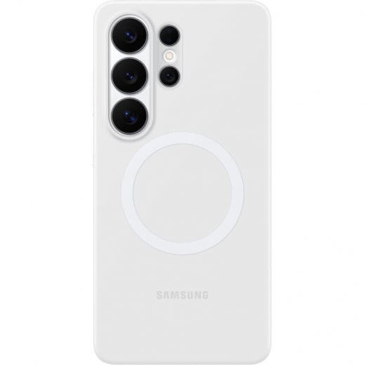 Панель Samsung Silicone Magnet для Samsung Galaxy S26 Ultra (EF-ES948CWEGWW) White - фото - интернет-магазин электроники и бытовой техники TTT