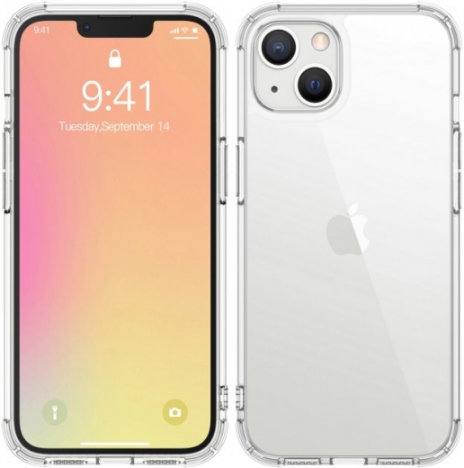 Панель Anti-Shock BeCover для Apple iPhone 13 (706951) Clear  - фото - інтернет-магазин електроніки та побутової техніки TTT