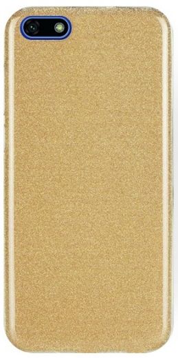 Накладка Remax Glitter Silicon Case Honor 7a/Huawei Y5 (2018) Gold - фото - інтернет-магазин електроніки та побутової техніки TTT