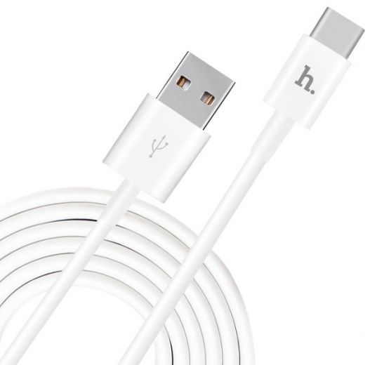 Кабель Hoco UPT02 USB to Type-C 1.2m White - фото Кабель Hoco UPT02 USB to Type-C 1.2m White - фото - интернет-магазин электроники и бытовой техники TTT