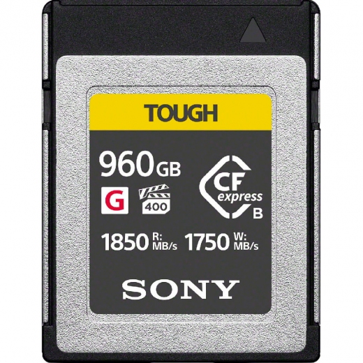 Карта памяти Sony CFexpress Type B 960GB R1850/W1600MB/s Tough (CEBG960T.CE7) - фото - интернет-магазин электроники и бытовой техники TTT