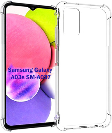 Панель Anti-Shock BeCover для Samsung Galaxy A03s SM-A037 (706959) Clear  - фото - интернет-магазин электроники и бытовой техники TTT