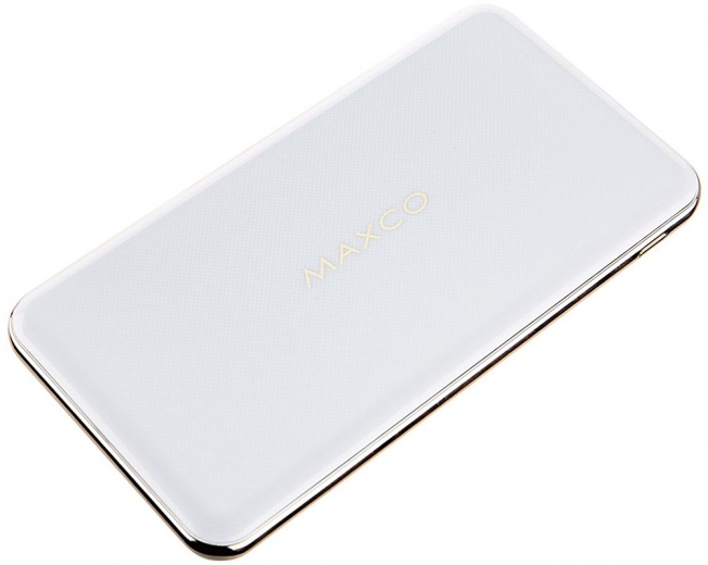 Портативная батарея Maxco MP-10000A Phantom Power Bank Power IQ 2.1А Li-Pol 10000 mAh White - фото - интернет-магазин электроники и бытовой техники TTT