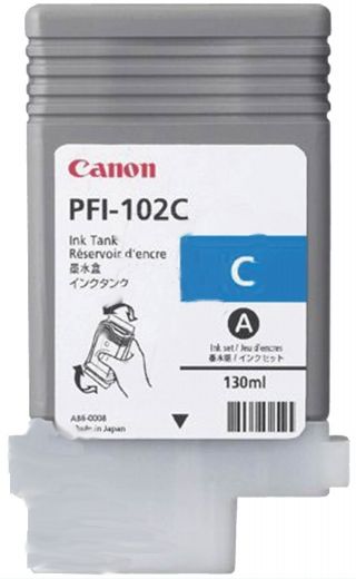 Картридж Canon PFI-102Bk (0896B001) Cyan - фото - інтернет-магазин електроніки та побутової техніки TTT