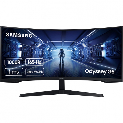 Монитор Samsung Odyssey G5 C34G55T (LC34G55TWWIXUA) Black - фото - интернет-магазин электроники и бытовой техники TTT
