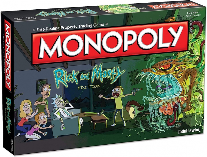 Гра настільна Winning Moves Rick and Morty Monopoly (2701) - фото - інтернет-магазин електроніки та побутової техніки TTT