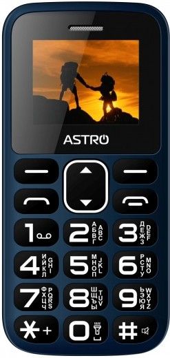Мобильный телефон Astro A185 Navy - фото Мобильный телефон Astro A185 Navy - фото - интернет-магазин электроники и бытовой техники TTT