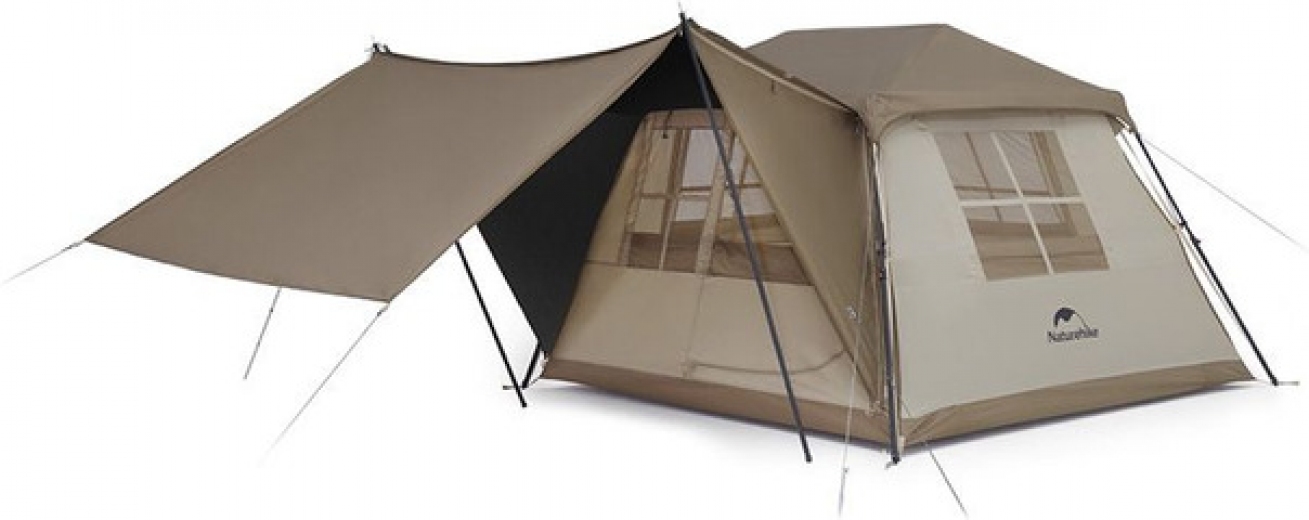 Палатка Naturehike Village CNK2300ZP022 Brown - фото - интернет-магазин электроники и бытовой техники TTT