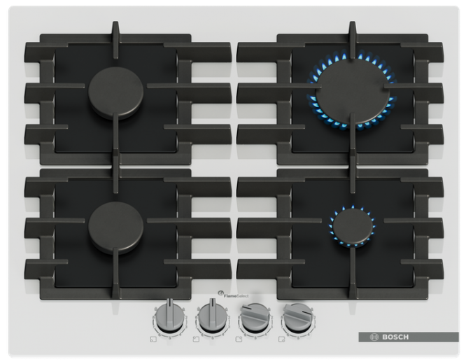 Варочная поверхность газовая Bosch Serie 6 PPP6A2I40R - фото Варочная поверхность газовая Bosch Serie 6 PPP6A2I40R - фото - интернет-магазин электроники и бытовой техники TTT
