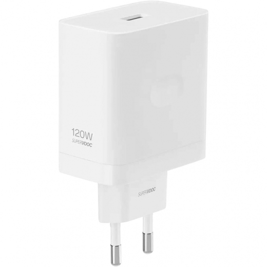Мережевий зарядний пристрій OnePlus SUPERVOOC 120W Power Adapter (VCBBOAEH) White - фото - інтернет-магазин електроніки та побутової техніки TTT