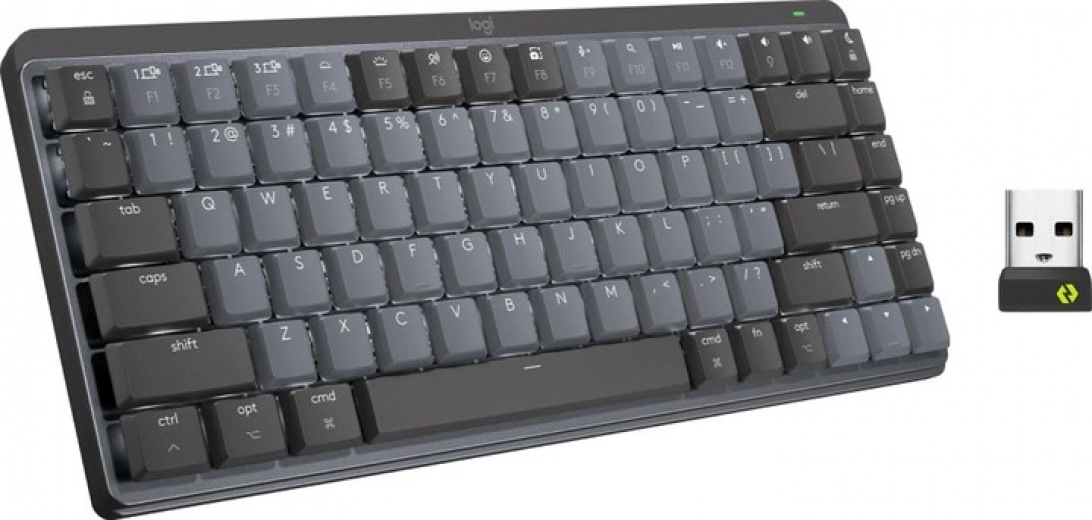 Клавиатура беспроводная Logitech MX Mechanical Mini Minimalist (920-010782) Graphite  - фото - интернет-магазин электроники и бытовой техники TTT