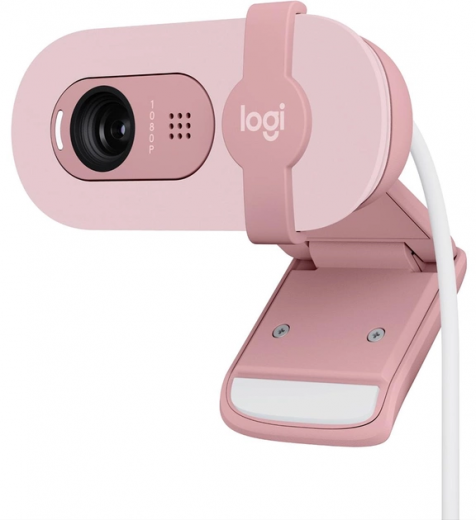 Веб-камера Logitech Brio 100 (960-001623) Rose  - фото Веб-камера Logitech Brio 100 (960-001623) Rose  - фото - интернет-магазин электроники и бытовой техники TTT