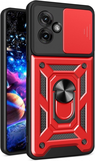 Панель BeCover Military для Motorola Moto G55 (713059) Red - фото - інтернет-магазин електроніки та побутової техніки TTT