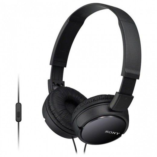 Наушники Sony MDR-ZX110AP Black (MDRZX110APB.CE7) - фото Наушники Sony MDR-ZX110AP Black (MDRZX110APB.CE7) - фото - интернет-магазин электроники и бытовой техники TTT