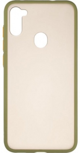 Панель Gelius Bumper Mat Case для Samsung Galaxy A11 (A115) (2099900810398) Green - фото - інтернет-магазин електроніки та побутової техніки TTT