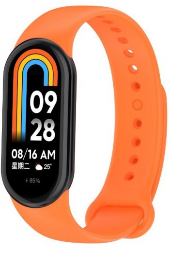 Ремешок BeCover для Xiaomi Mi Smart Band 8 (709407) Orange - фото - интернет-магазин электроники и бытовой техники TTT