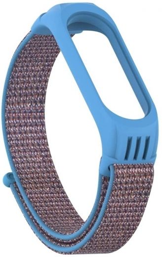 Ремінець TPU Nylon Xiaomi Mi Band 5 Azure - фото - інтернет-магазин електроніки та побутової техніки TTT
