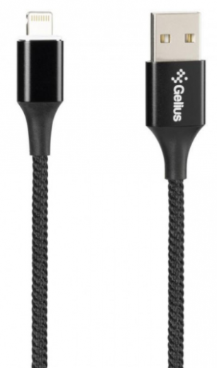 Кабель Gelius Pro Magenta Transfer GP-MC-03i Lightning Black - фото - інтернет-магазин електроніки та побутової техніки TTT
