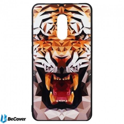 Панель BeCover 3D Print Xiaomi Redmi Note 4X (702117) Tiger - фото - інтернет-магазин електроніки та побутової техніки TTT