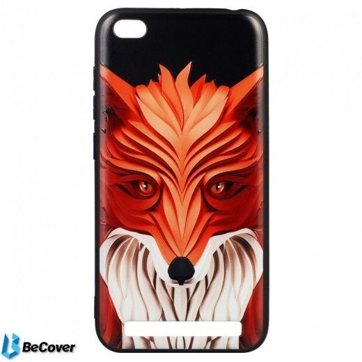 Панель BeCover 3D Print Xiaomi Redmi 5A (702063) Fox - фото - интернет-магазин электроники и бытовой техники TTT