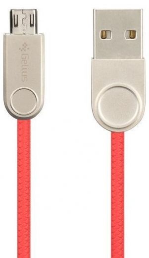 Кабель USB Cable Gelius Pro Nylon Lay MicroUSB Red (2A) - фото - інтернет-магазин електроніки та побутової техніки TTT