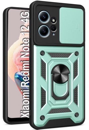 Панель BeCover Military для Xiaomi Redmi Note 12 4G (709157) Dark Green - фото - інтернет-магазин електроніки та побутової техніки TTT