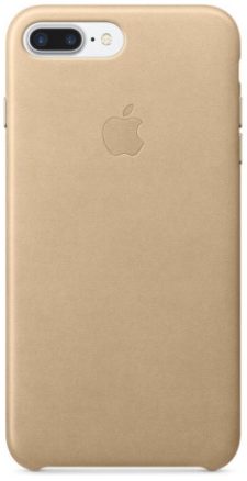 Панель Apple Leather Case iPhone 7/8 Plus Cream - фото - интернет-магазин электроники и бытовой техники TTT