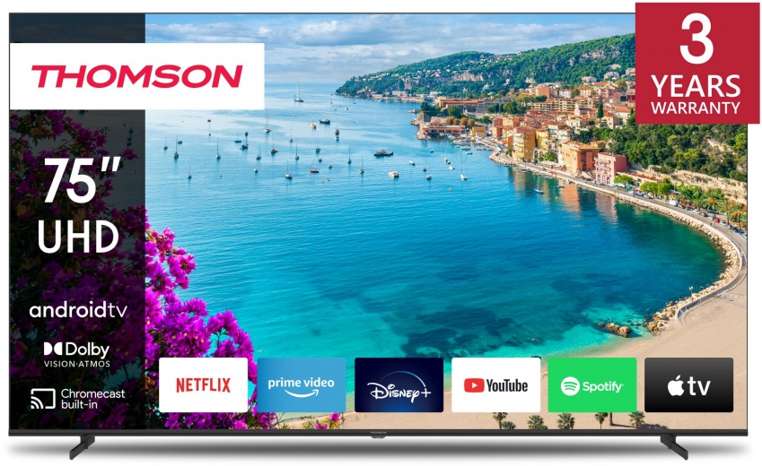 Телевізор Thomson 75UA5S13 - фото Телевізор Thomson 75UA5S13 - фото - інтернет-магазин електроніки та побутової техніки TTT