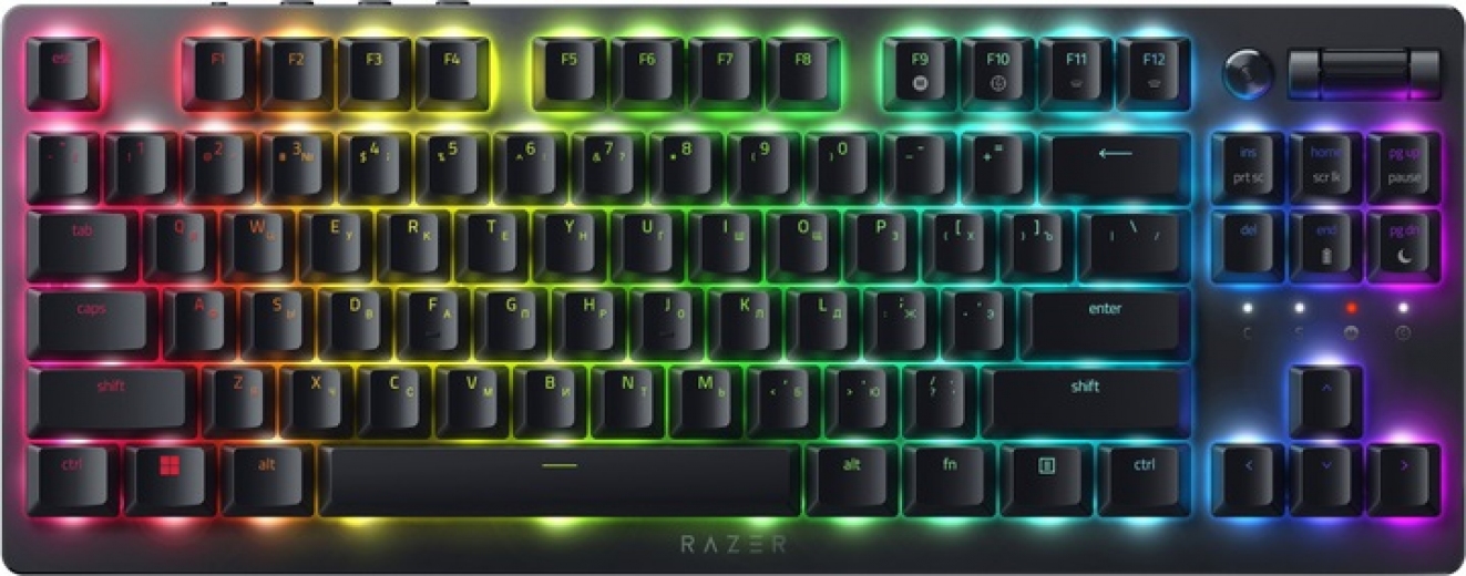 Клавіатура Razer DeathStalker V2 Pro Wireless/Bluetooth/USB (RZ03-04370800-R3R1) - фото Клавіатура Razer DeathStalker V2 Pro Wireless/Bluetooth/USB (RZ03-04370800-R3R1) - фото - інтернет-магазин електроніки та побутової техніки TTT