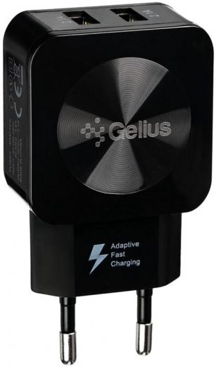 Сетевое зарядное устройство Gelius Ultra Prime GU-HC02 2USB 2.1A (2099900748936) Black - фото Сетевое зарядное устройство Gelius Ultra Prime GU-HC02 2USB 2.1A (2099900748936) Black - фото - интернет-магазин электроники и бытовой техники TTT
