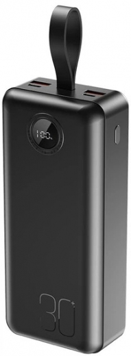 УМБ XO PR240 30000mAh PD20W + QC22.5W (PR240_Black) Black - фото - интернет-магазин электроники и бытовой техники TTT