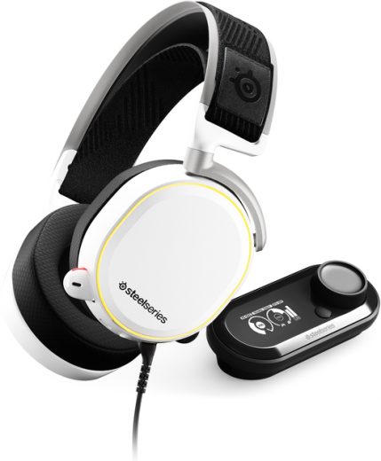 Наушники SteelSeries Arctis Pro + GameDac (SS61454) White  - фото Наушники SteelSeries Arctis Pro + GameDac (SS61454) White  - фото - интернет-магазин электроники и бытовой техники TTT