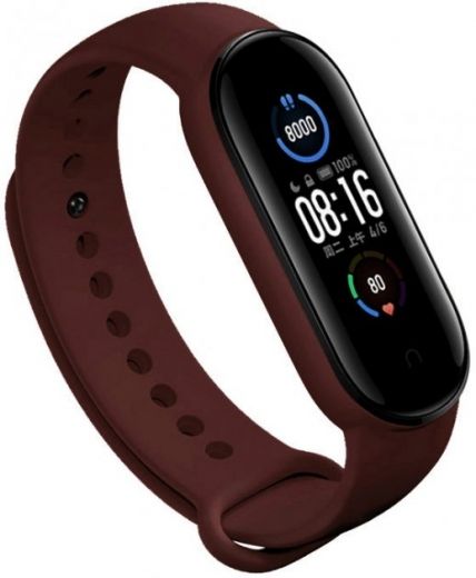 Ремешок BeCover для Xiaomi Mi Smart Band 5 (BC_705557) Red Wine - фото - интернет-магазин электроники и бытовой техники TTT