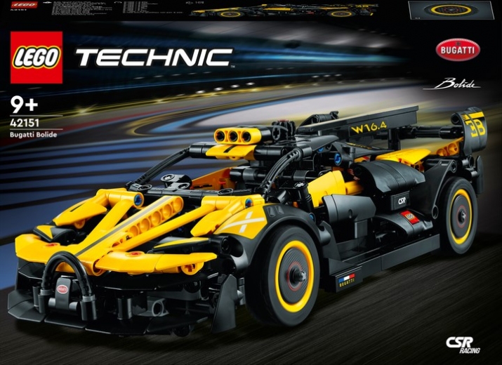 Конструктор LEGO Technic Bugatti Bolide 905 деталей (42151) - фото - інтернет-магазин електроніки та побутової техніки TTT