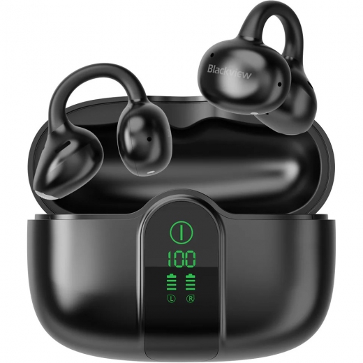 Навушники Blackview Airbuds 15 Earphones Black - фото - інтернет-магазин електроніки та побутової техніки TTT