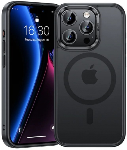 Панель Benks MagClap Mist Protective для Apple iPhone 15 Pro Black - фото - інтернет-магазин електроніки та побутової техніки TTT