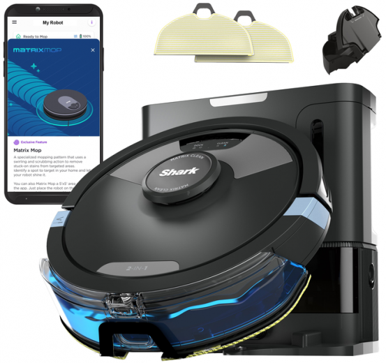 Робот-пилосос Shark Matrix Plus RV2620WAEU - фото Робот-пилосос Shark Matrix Plus RV2620WAEU - фото - інтернет-магазин електроніки та побутової техніки TTT