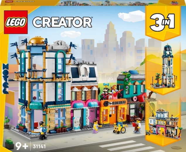 Конструктор LEGO Creator 3 в 1 Центральна вулиця 1459 деталей (31141) - фото - інтернет-магазин електроніки та побутової техніки TTT