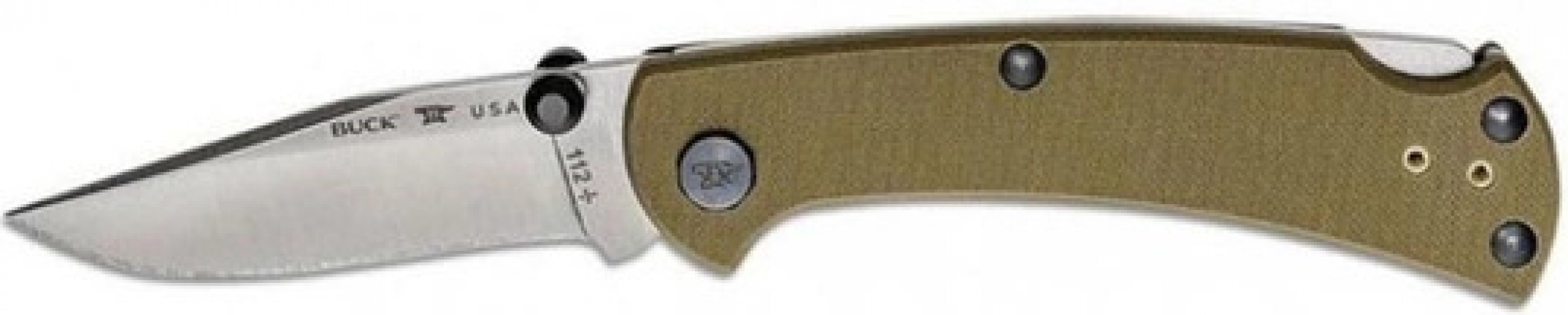 Нож Buck 112 Slim Pro TRX (112GRS3) Olive - фото - интернет-магазин электроники и бытовой техники TTT