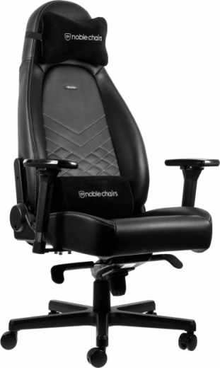 Кресло геймерское NOBLECHAIRS Icon (GAGC-086) Black/Platinum White - фото Кресло геймерское NOBLECHAIRS Icon (GAGC-086) Black/Platinum White - фото - интернет-магазин электроники и бытовой техники TTT