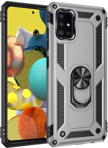 Панель BeCover Military для Samsung Galaxy M51 SM-M515 (705571) Silver  - фото Панель BeCover Military для Samsung Galaxy M51 SM-M515 (705571) Silver  - фото - інтернет-магазин електроніки та побутової техніки TTT