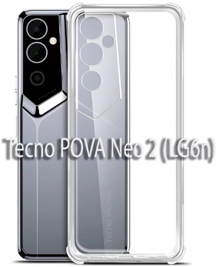 Панель BeCover Anti-Shock для Tecno POVA Neo 2 (LG6n) (708905) Clear - фото Панель BeCover Anti-Shock для Tecno POVA Neo 2 (LG6n) (708905) Clear - фото - інтернет-магазин електроніки та побутової техніки TTT