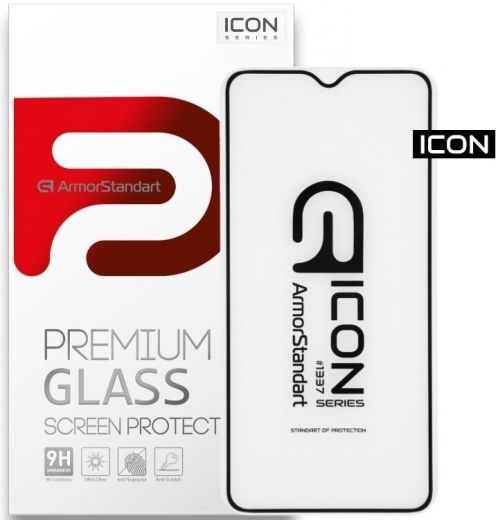Защитное стекло ArmorStandart Icon для Xiaomi Redmi Note 8T (ARM55786-GIC-BK) Black - фото - интернет-магазин электроники и бытовой техники TTT