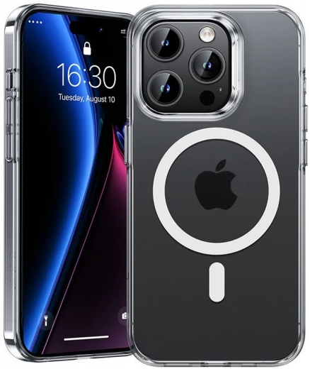 Панель Benks MagClap Crystal для Apple iPhone 15 Pro Transparent - фото - интернет-магазин электроники и бытовой техники TTT