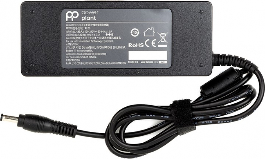 Блок питания PowerPlant для ноутбука Acer (19V 90W 4.74A) (AC90F5521) - фото Блок питания PowerPlant для ноутбука Acer (19V 90W 4.74A) (AC90F5521) - фото - интернет-магазин электроники и бытовой техники TTT